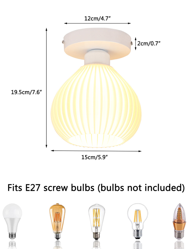 5.9'' Vintage Nordic Pendant Ceiling Light