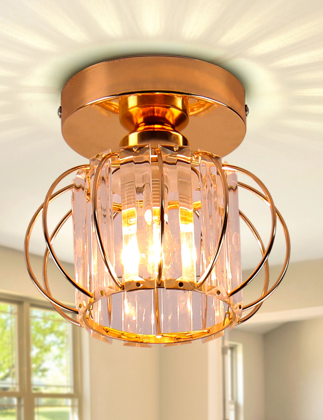 Pumpkin Shape Ceiling Light Hallway Chandelier