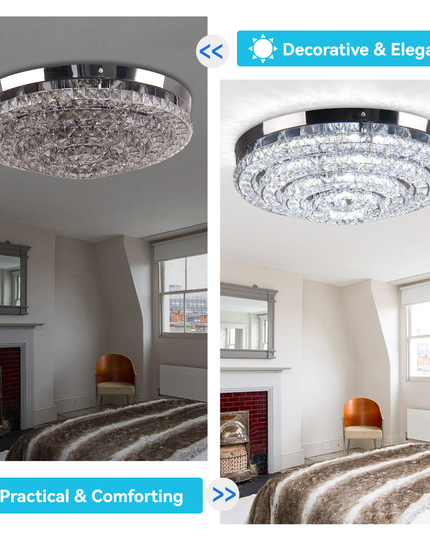 Modern Luxury Crystal Ceiling Pendant Light