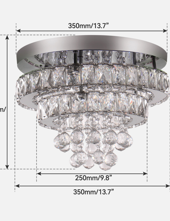 K9 Crystal Ceiling Lights for Living Room