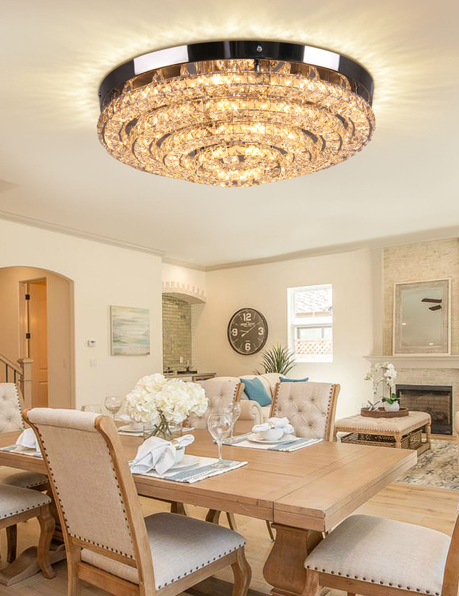 Modern Luxury Crystal Ceiling Pendant Light