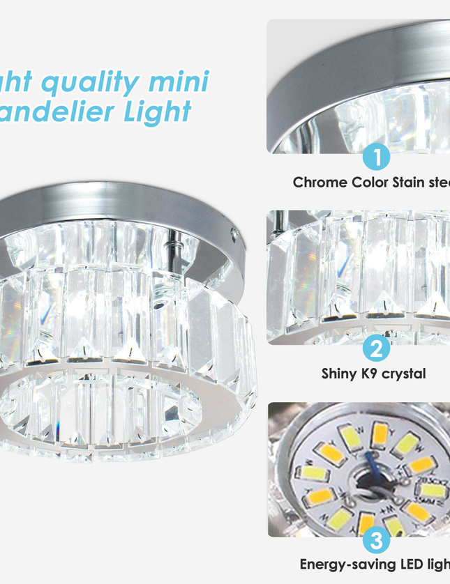 Crystal Corridor Ceiling Light Chandelier Lighting