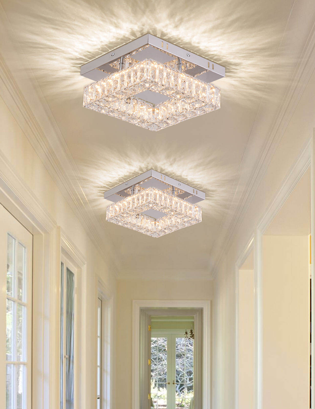 Square Flush Mount LED Ceiling Light