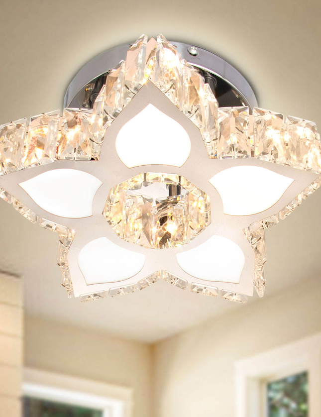 Luxury Minimalist Design LED Crystal Chandelier