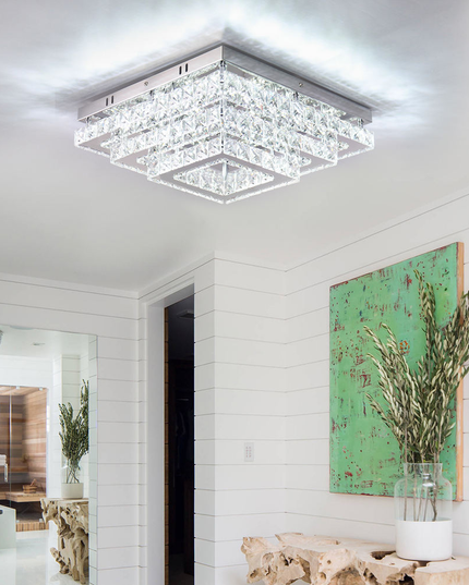 Home Decor Living Room Crystal Ceiling Light