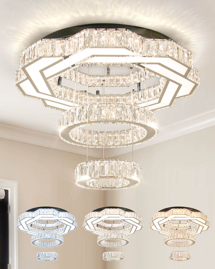 K9 Crystal LED Luxury Large Wedding Ceiling Light