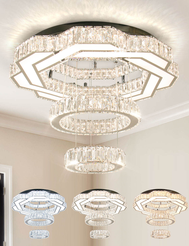 K9 Crystal LED Luxury Large Wedding Ceiling Light