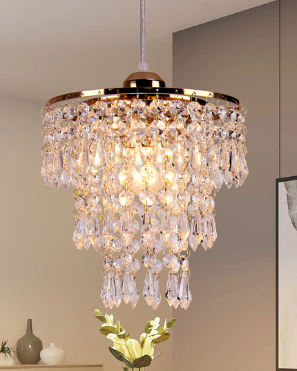 3 Layers Dining Room K9 Crystal Chandelier