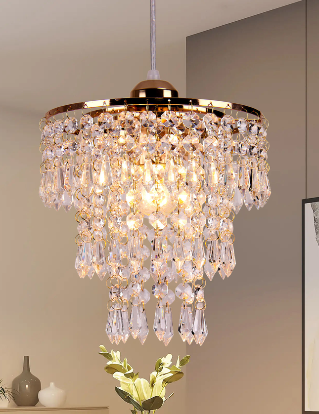 3 Layers Dining Room K9 Crystal Chandelier