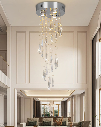 Luxury Modern LED Ceiling Light Crystal Chandelier