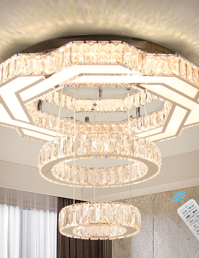 K9 Crystal LED Luxury Large Wedding Ceiling Light