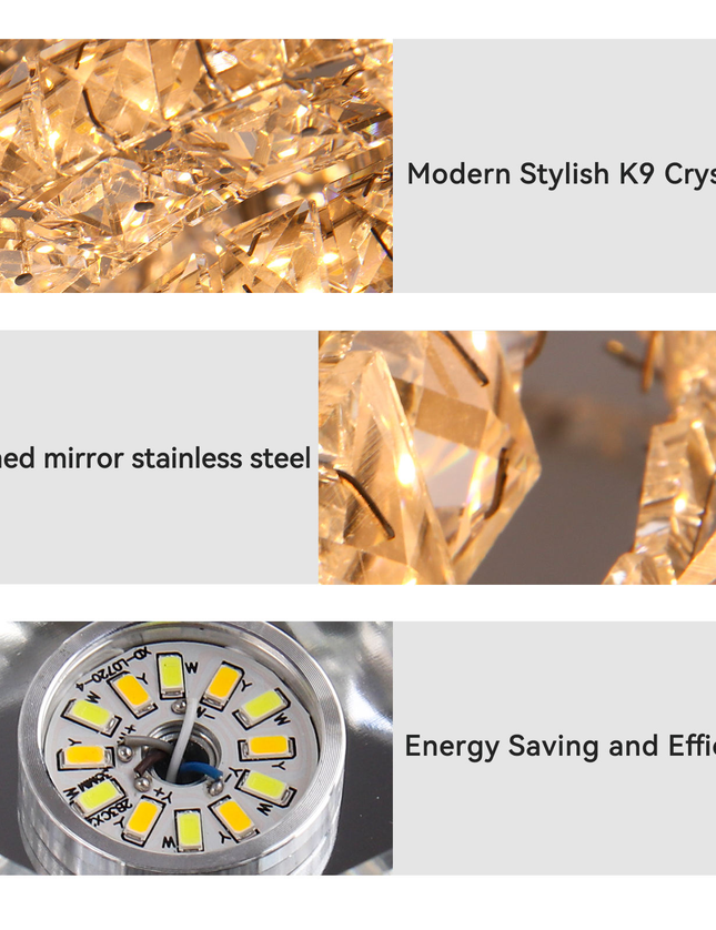 Modern Luxury Crystal Ceiling Pendant Light