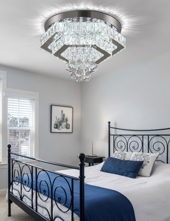 Modern Luxury LED Double Layer Chandelier
