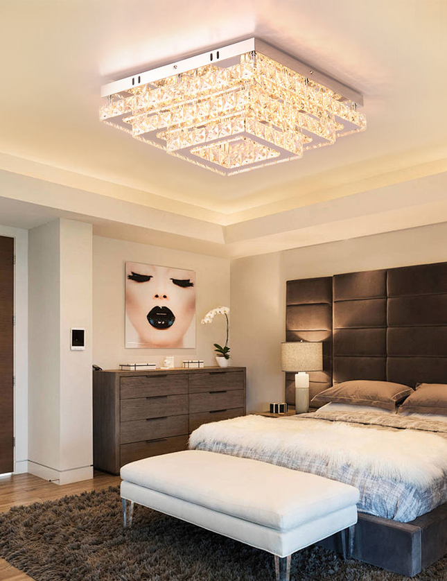 Home Decor Living Room Crystal Ceiling Light