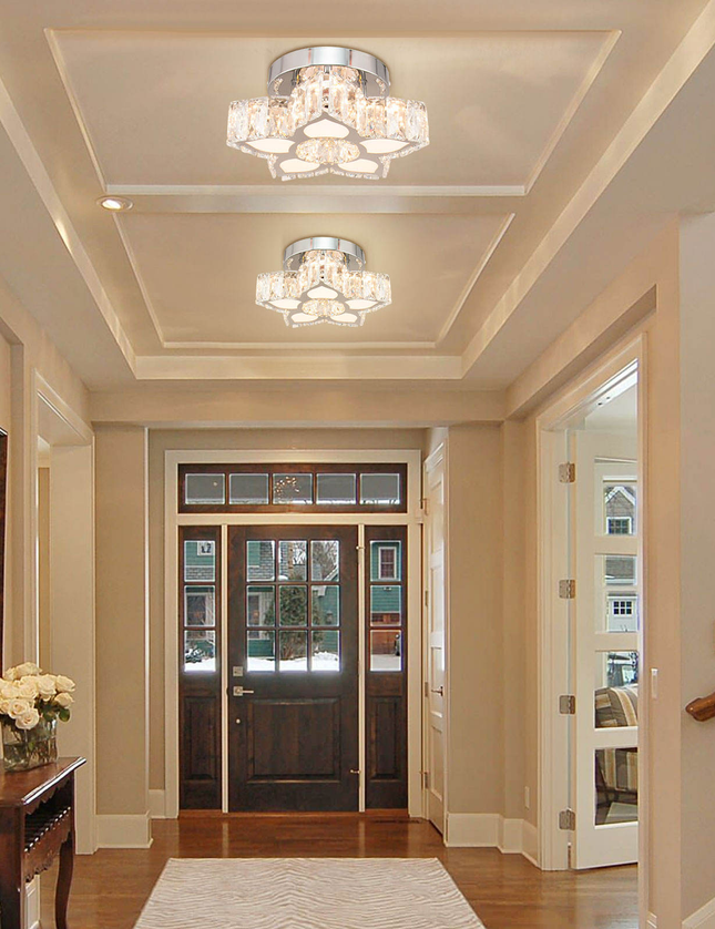 Luxury Minimalist Design LED Crystal Chandelier