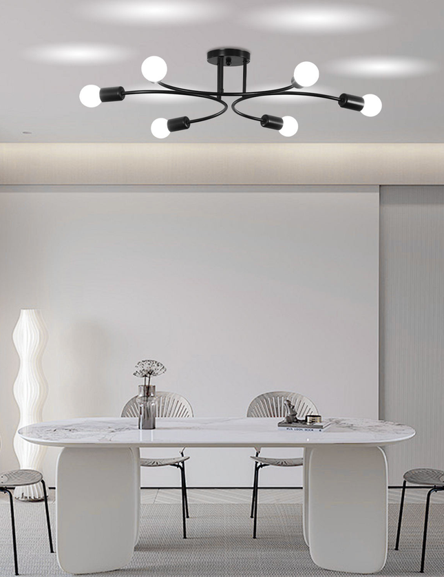 Moder U-Shape Decorative Lamps Chandelier